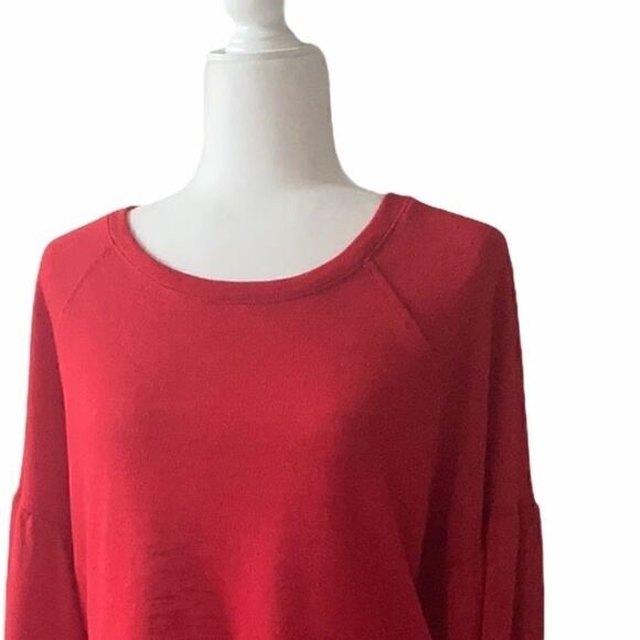 Sanctuary Slouchy Red Oversized Sweater Medium - Picture 8 of 9